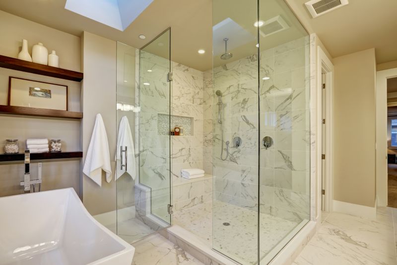 Elegant Shower with Modern Fixtures